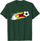 Zimbabwe Flag Jersey Zimbabwe Soccer Team Zimbabwe T-Shirt - T-Shirt | Forest