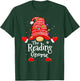 Reading Gnome - Xmas Family Matching Funny Christmas Gnomes T-Shirt - T-Shirt | Forest