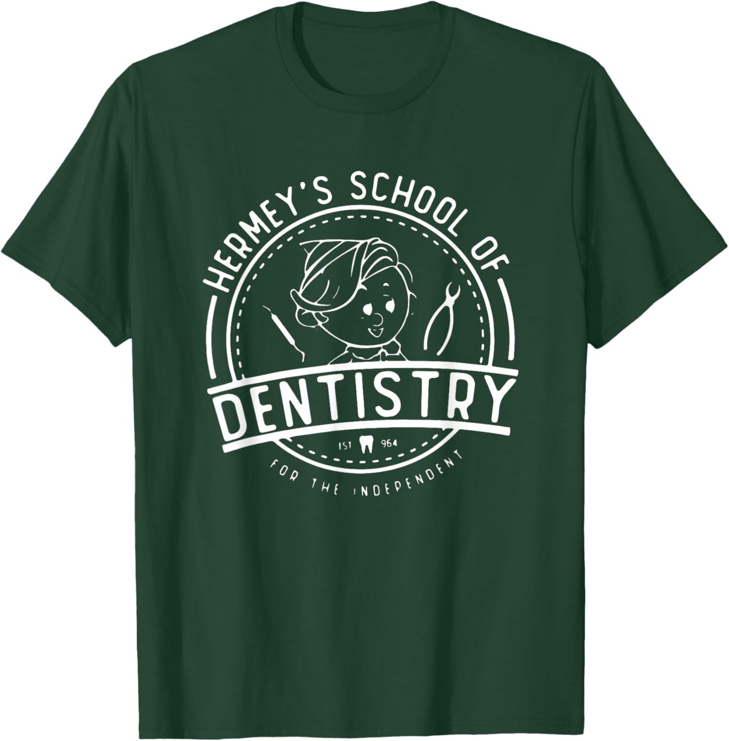 Hermey’s School of Dentistry Christmas Dental Hygienist T-Shirt - T-Shirt | Forest