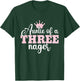 Auntie Of A Threenager Threenager Girl Aunt Birthday 3 Years T-Shirt - T-Shirt | Forest