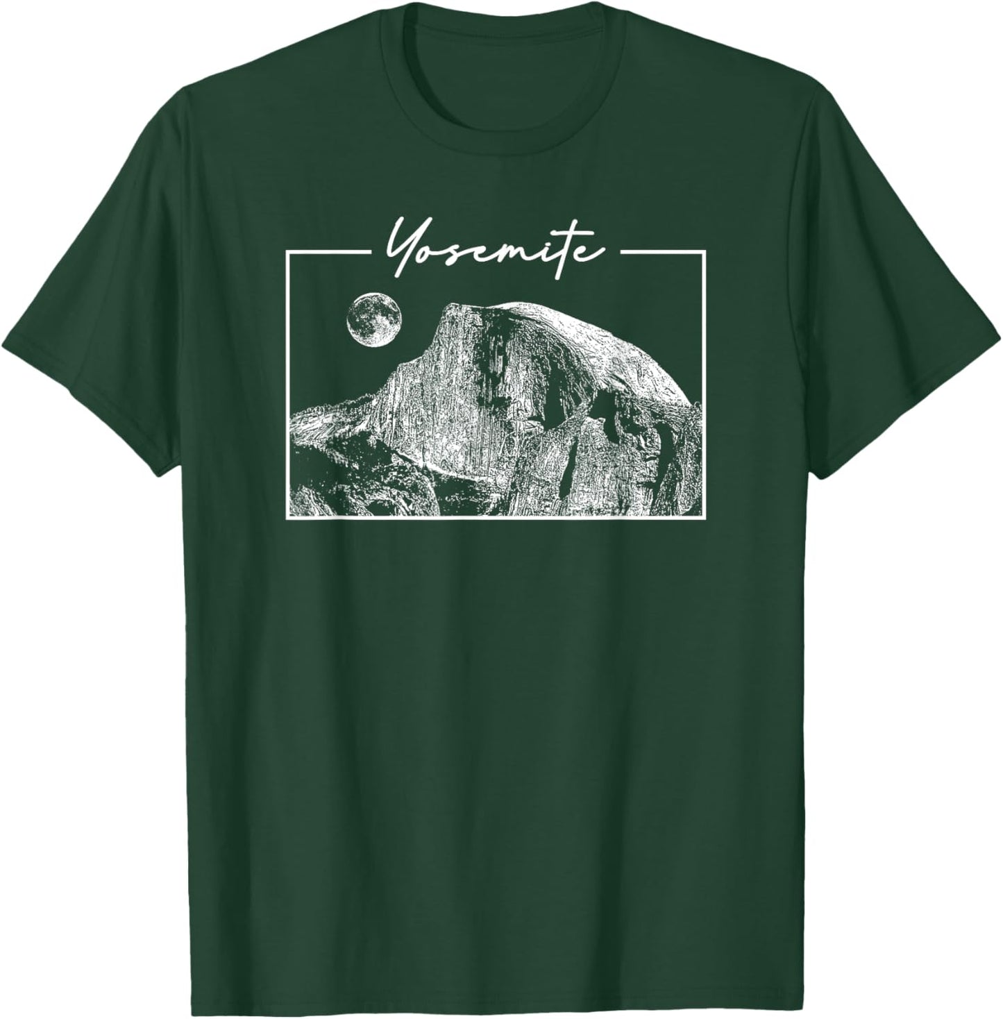 Yosemite California Half-Dome National Park Retro Women T-Shirt - T-Shirt | Forest