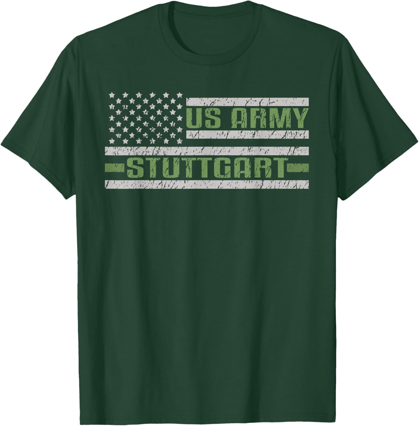 Stuttgart US Military Installation Army Base T-Shirt - T-Shirt | Forest