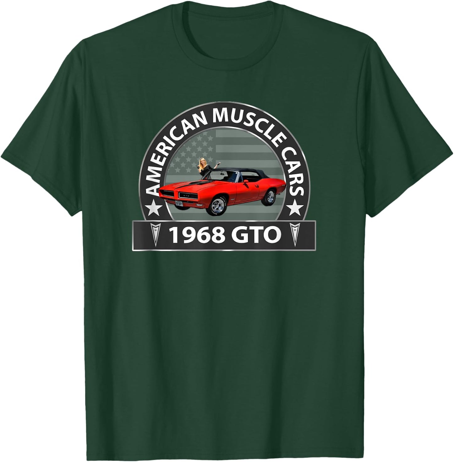 Muscle Cars,1968 Gto, Vintage Cars, Classic Cars, 1960's T-Shirt - T-Shirt | Forest