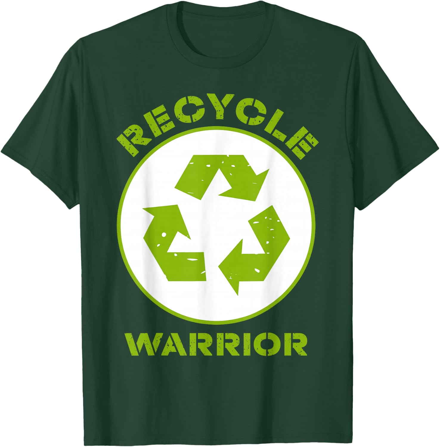 Recycle Warrior Recycling Lover Save Environment Awareness T-Shirt - T-Shirt | Forest