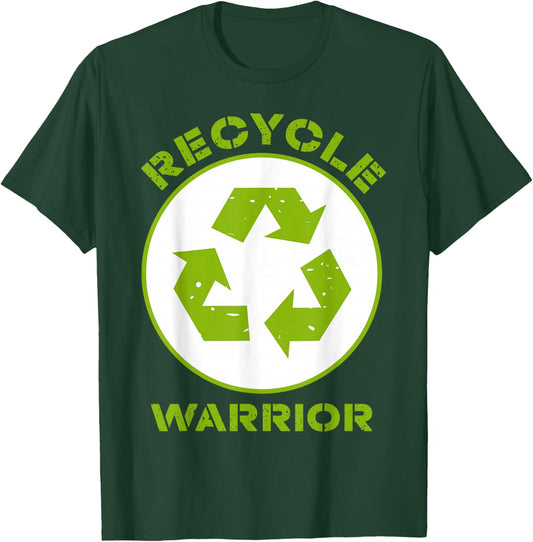 Recycle Warrior Recycling Lover Save Environment Awareness T-Shirt - T-Shirt | Forest