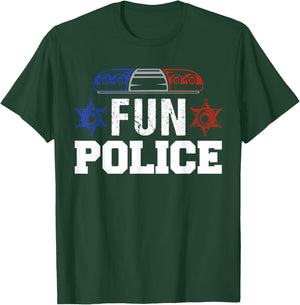 Dance Chaperone Fun Police Dancing Sheriff State Cop T-Shirt - T-Shirt | Forest