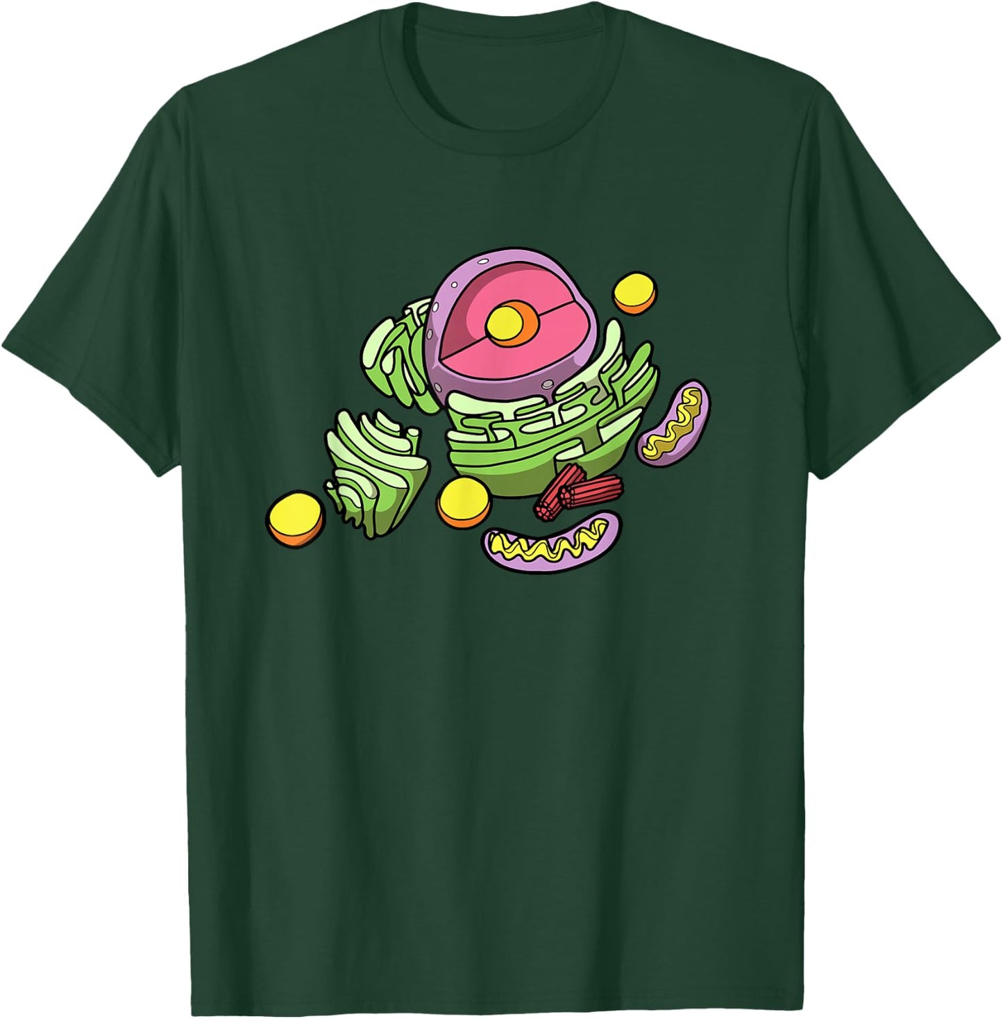 Ecology Biologist Cells - Bio Student Science Biology T-Shirt - T-Shirt | Forest