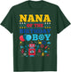 Nana of The Birthday Boy Robot Matching Family Party T-Shirt - T-Shirt | Forest