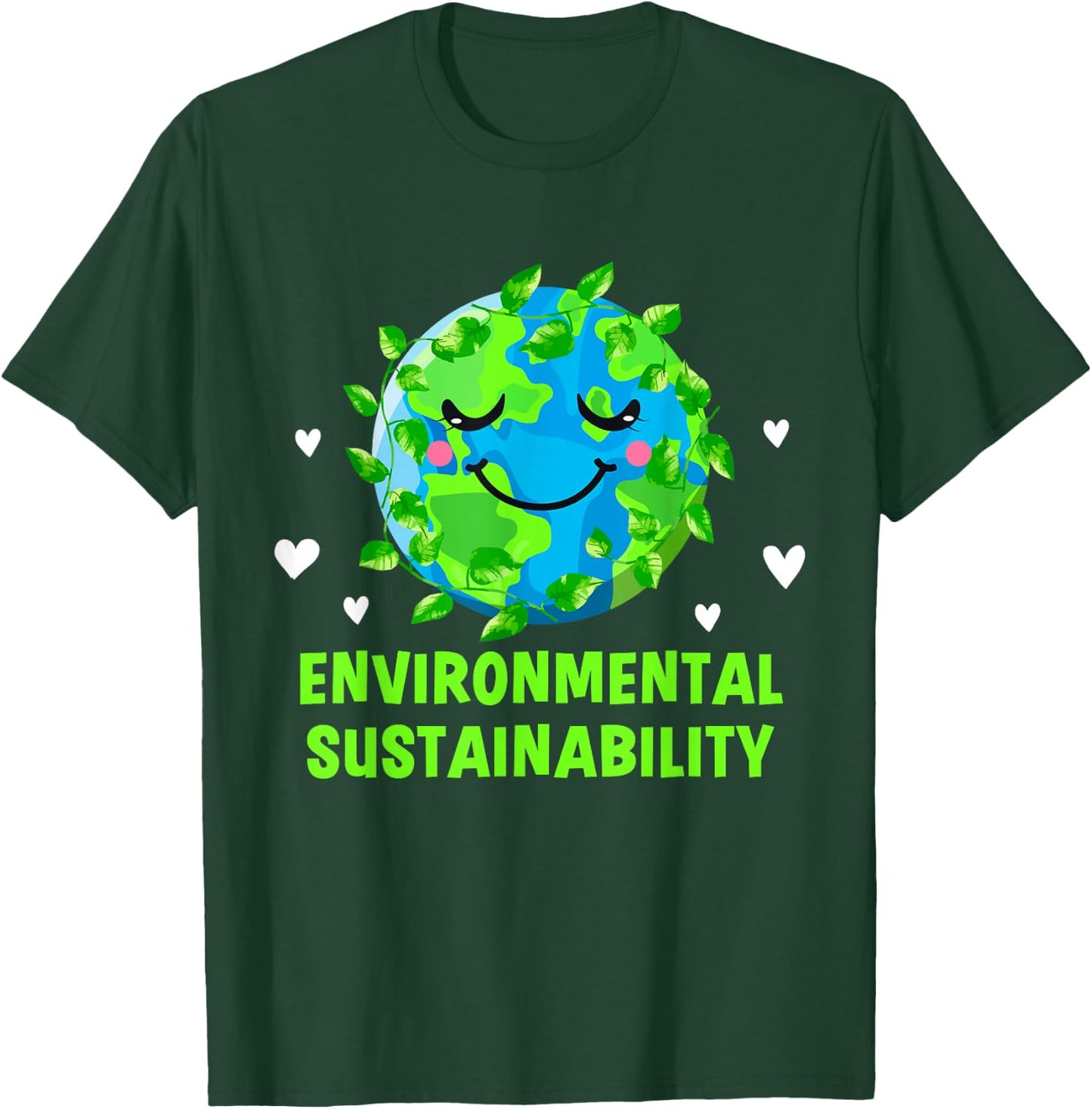 Environmental Sustainability Ecology Sustainable Ecosystem T-Shirt - T-Shirt | Forest