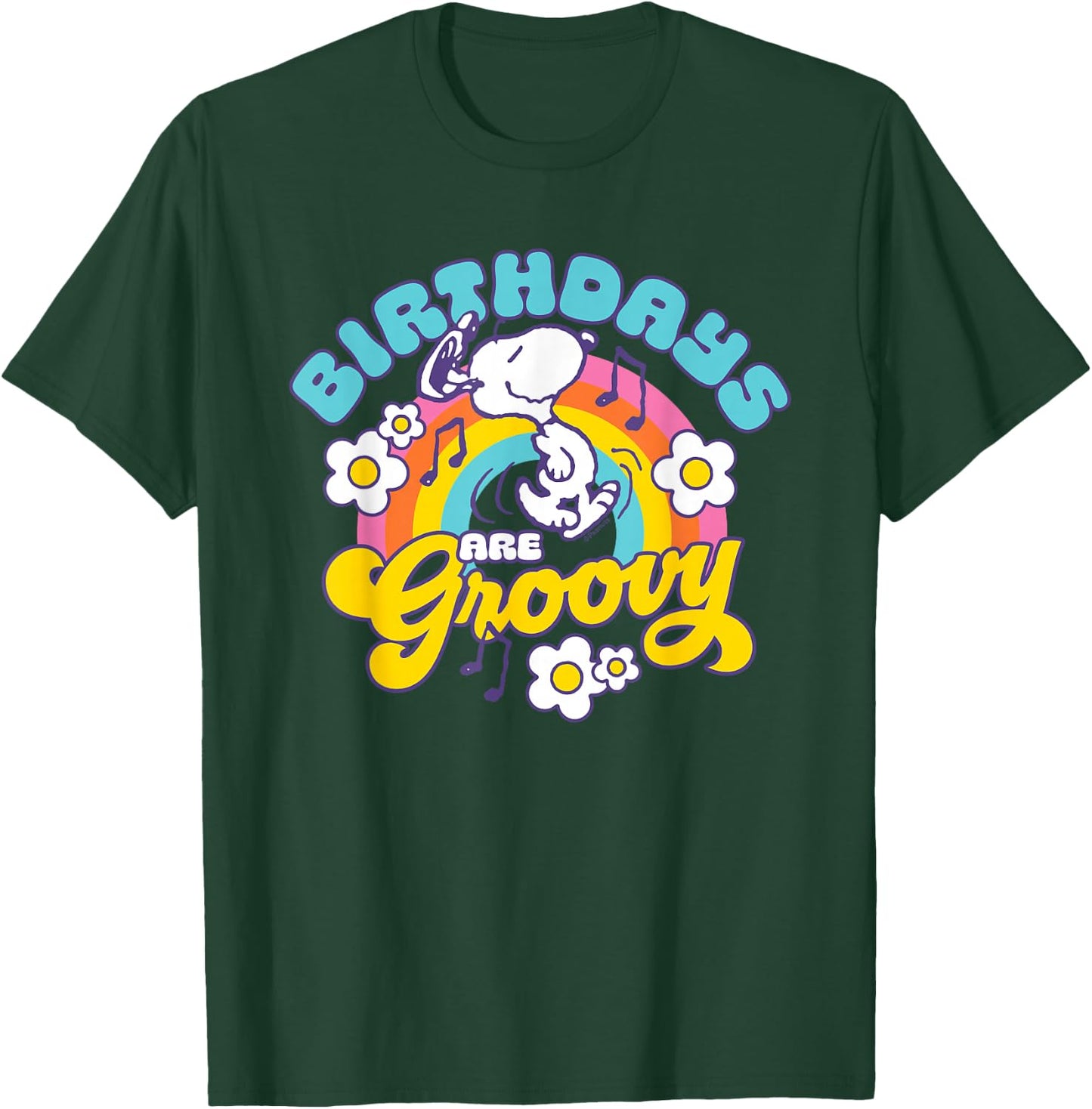 Peanuts - Birthdays are Great T-Shirt - T-Shirt | Forest
