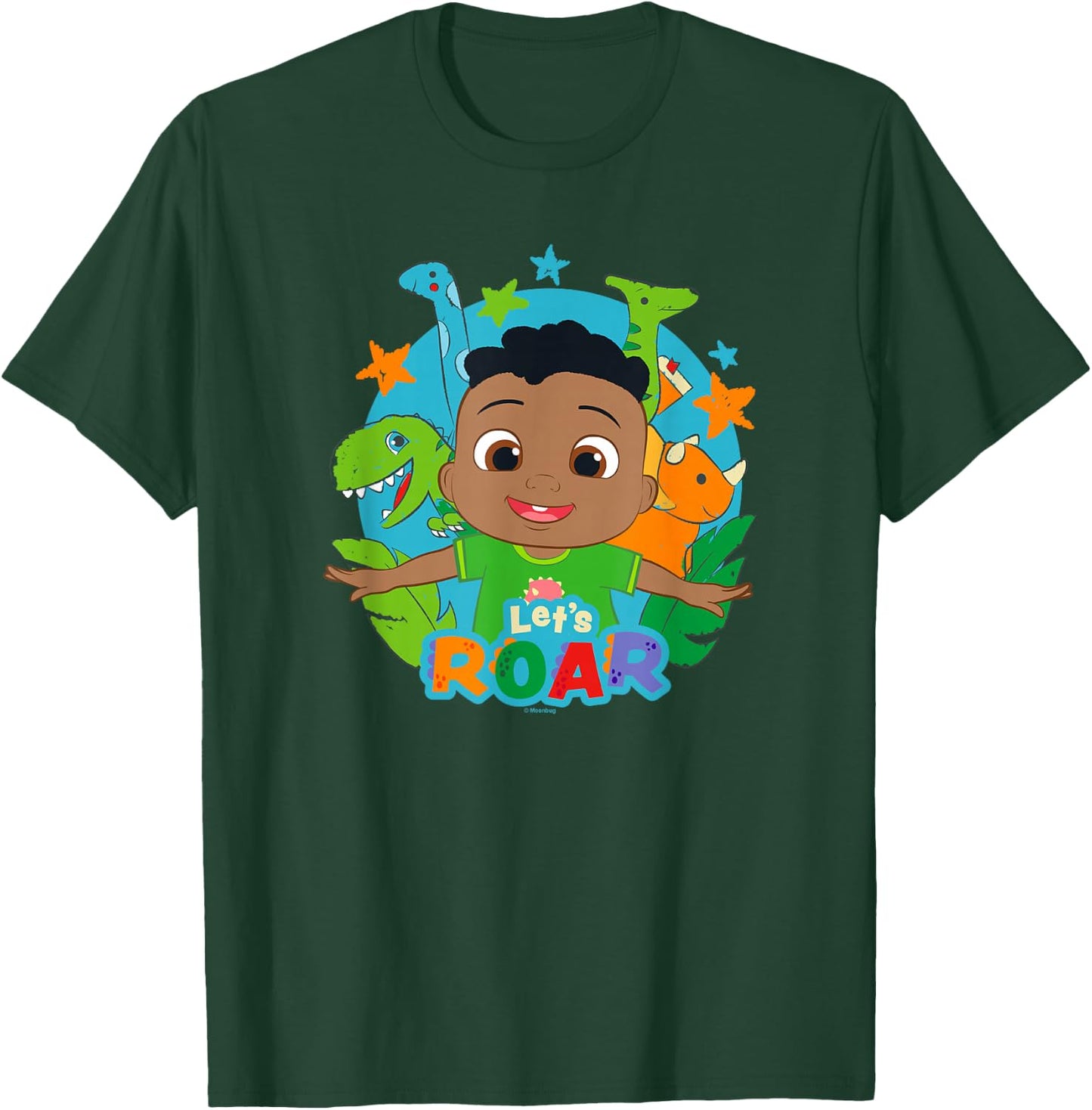 CoComelon Cody Let's Roar Dino Box Up T-Shirt - T-Shirt | Forest
