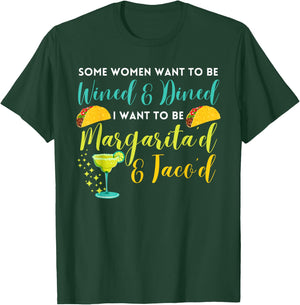 Margaritas and Tacos Funny Sarcastic Tequila T-Shirt - T-Shirt | Forest