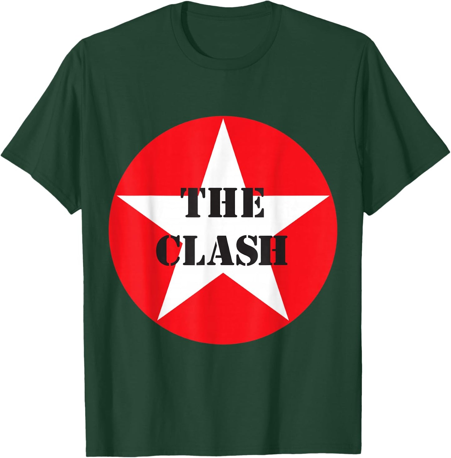 The Clash - Circle Star T-Shirt - T-Shirt | Forest