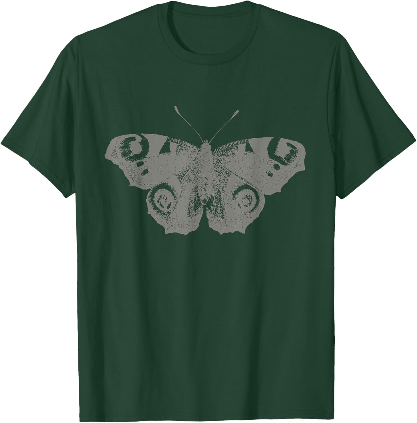 Vintage Butterfly Graphic T-Shirt - T-Shirt | Forest