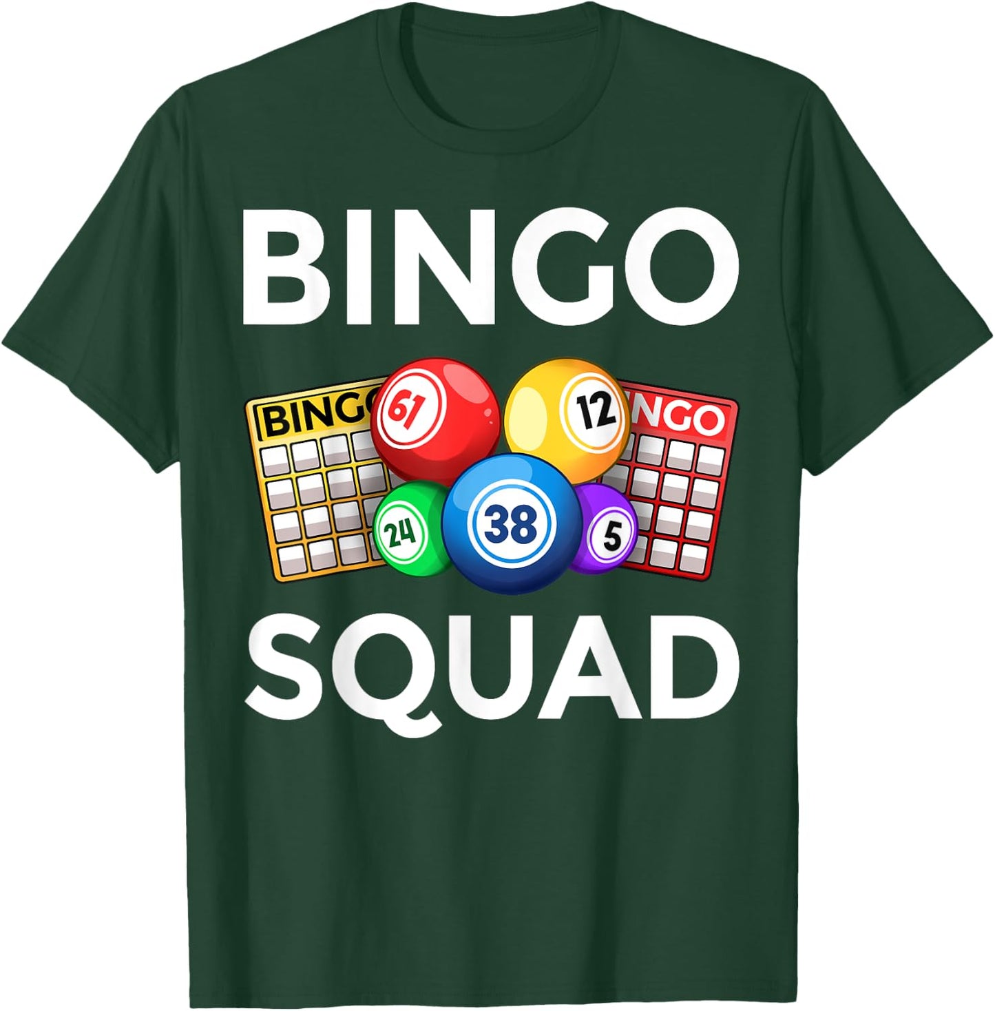 Cute Bingo Designs Women Bingo Lovers Players Casino Small T-Shirt - T-Shirt | Forest