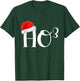 Funny Santa Ho Ho Ho To The Third Power Math Lover Christmas T-Shirt - T-Shirt | Forest