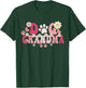 Groovy Dog Grandma Owner Mama Grandma Dog Lovers T-Shirt - T-Shirt | Forest