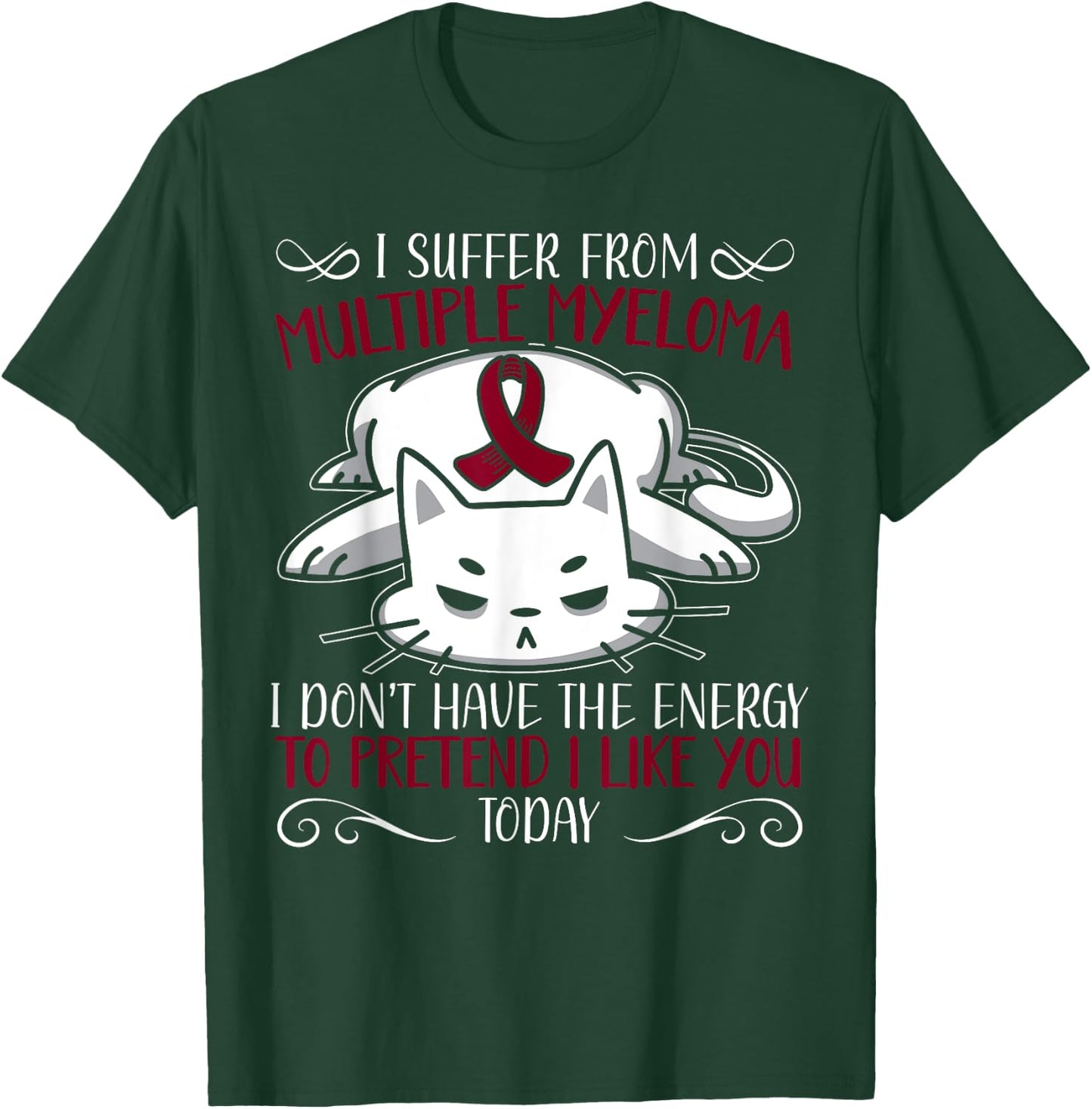 Multiple Myeloma Warrior Myeloma Cancer Awareness T-Shirt - T-Shirt | Forest