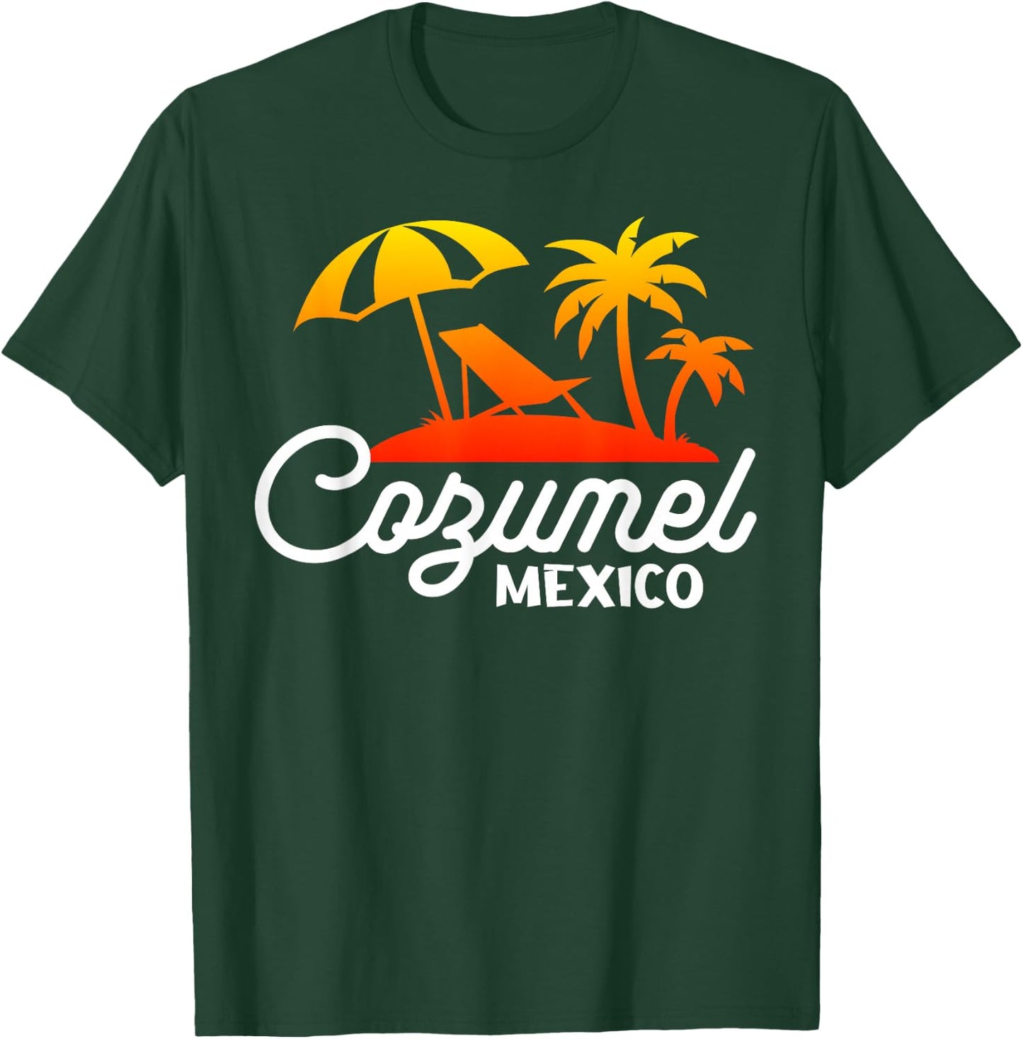 Cozumel Beach Mexico Family Vacation Tourist Souvenir T-Shirt - T-Shirt | Forest