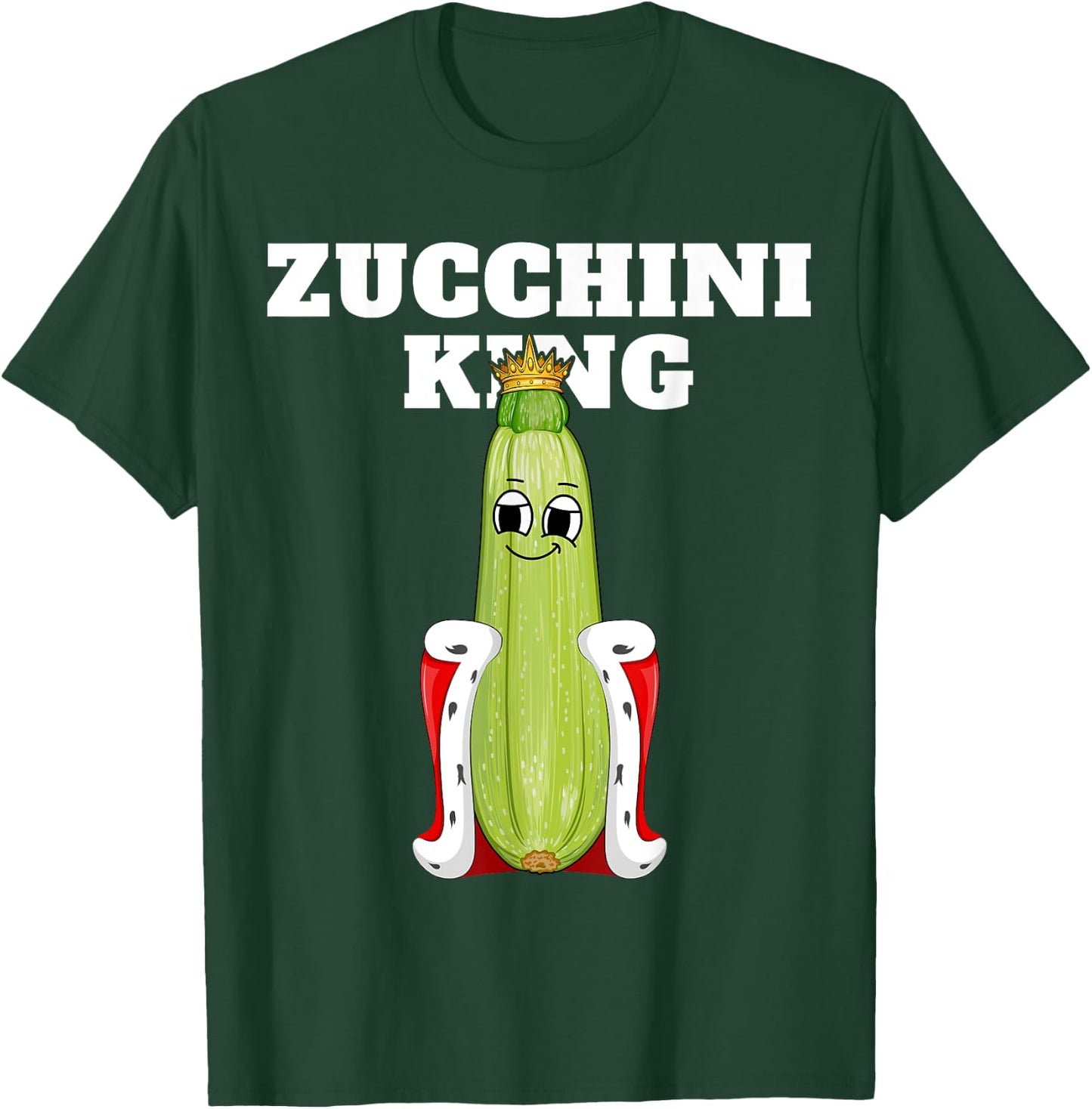 Zucchini King | Zucchini | Boys Zucchini T-Shirt - T-Shirt | Forest