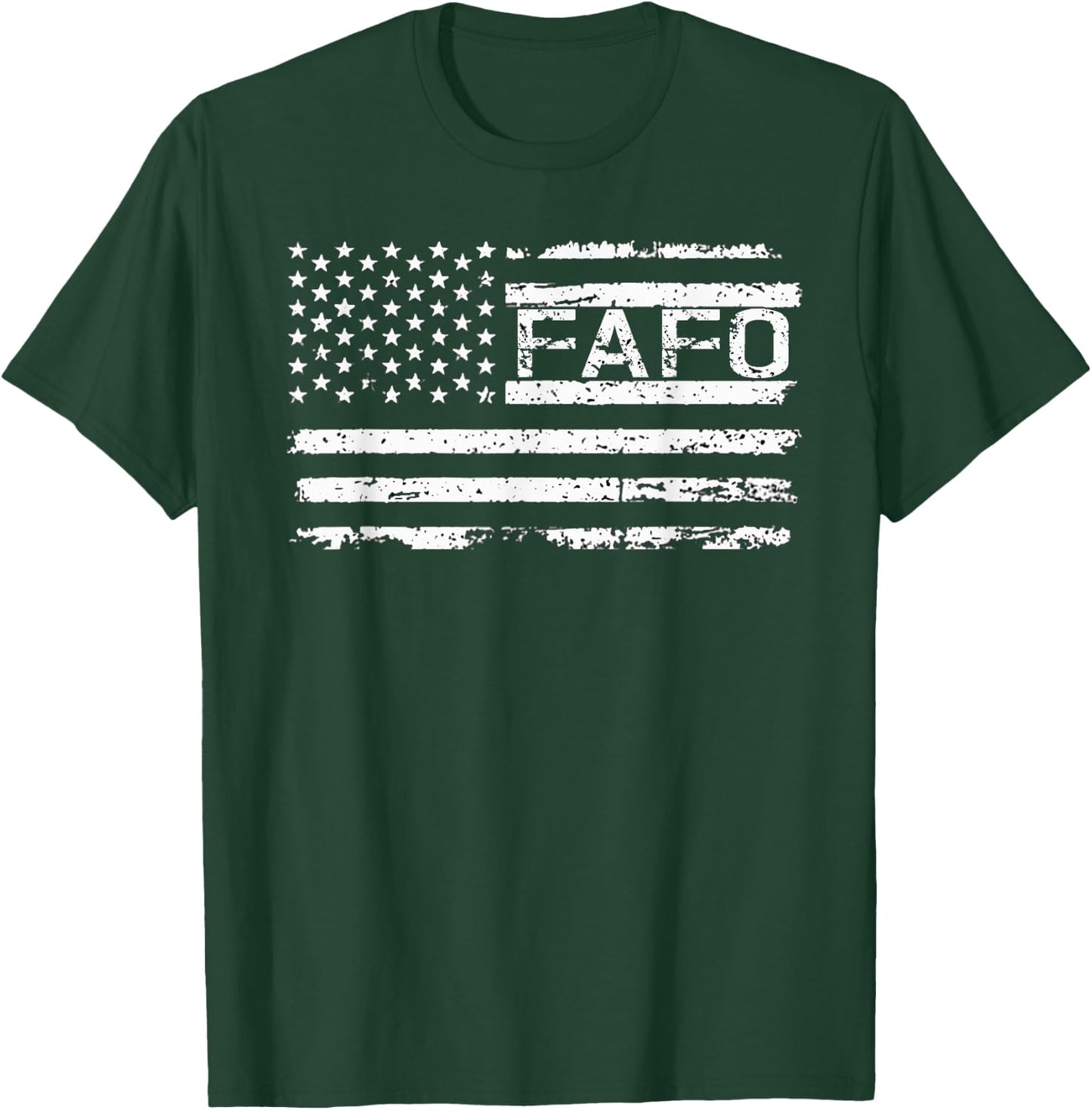 FAFO Flag T-Shirt - T-Shirt | Forest