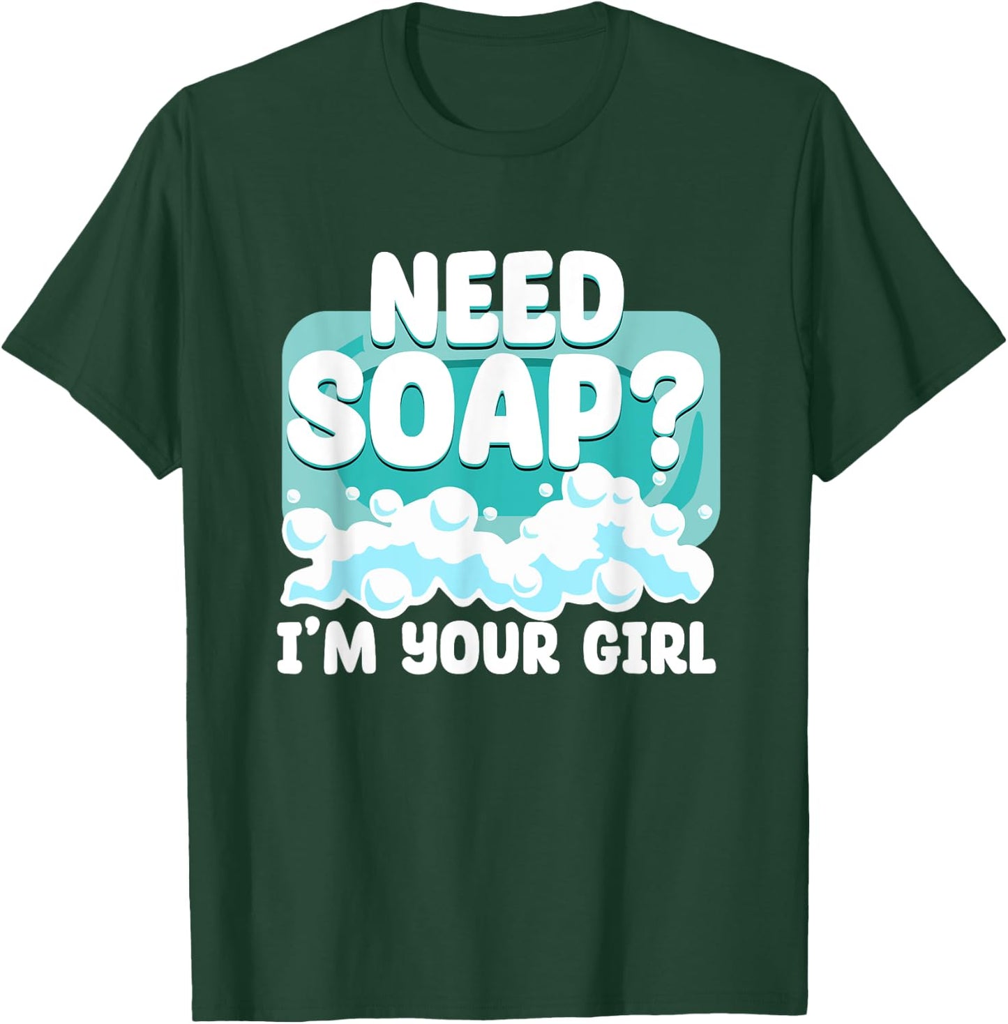 Women Girl Soap Making Enthusiast Handmade Soap Maker T-Shirt - T-Shirt | Forest