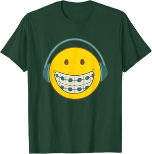 SMILE BRACE FACE Orthodontic Orthodontist Orthodontal T-Shirt - T-Shirt | Forest