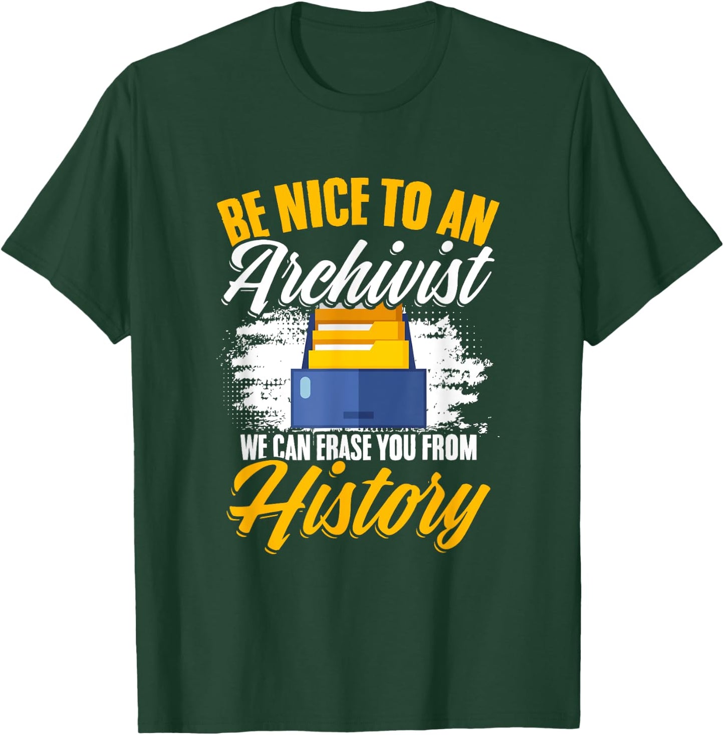 Library Technician Librarian Book Nice To An Archivist T-Shirt - T-Shirt | Forest