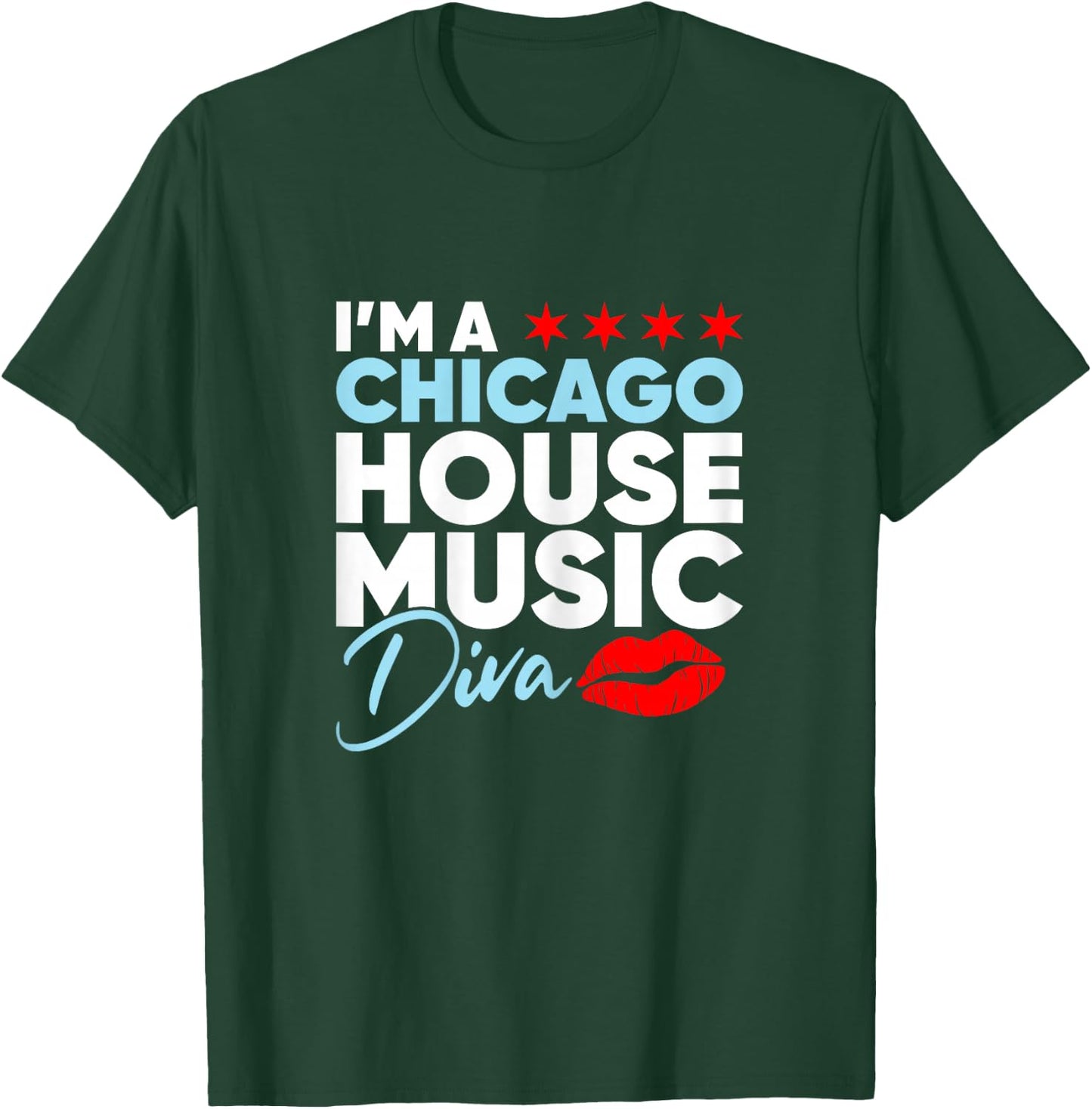 Chicago House Music Diva T-Shirt - T-Shirt | Forest