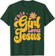 Christian Retro This Girl Loves Jesus God 70s T-Shirt - T-Shirt | Forest