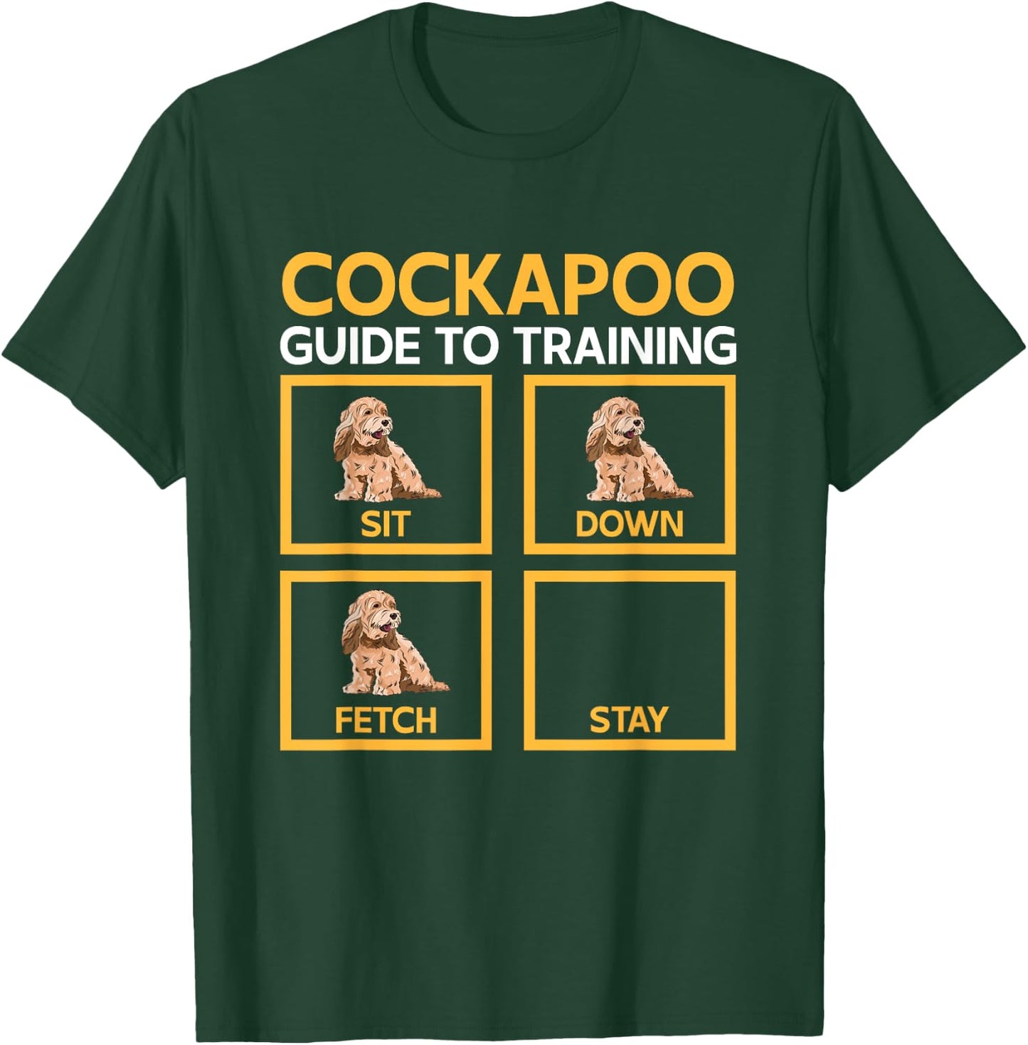 Cockapoo Dog Owner, Cockapoo Guide To Training Women T-Shirt - T-Shirt | Forest