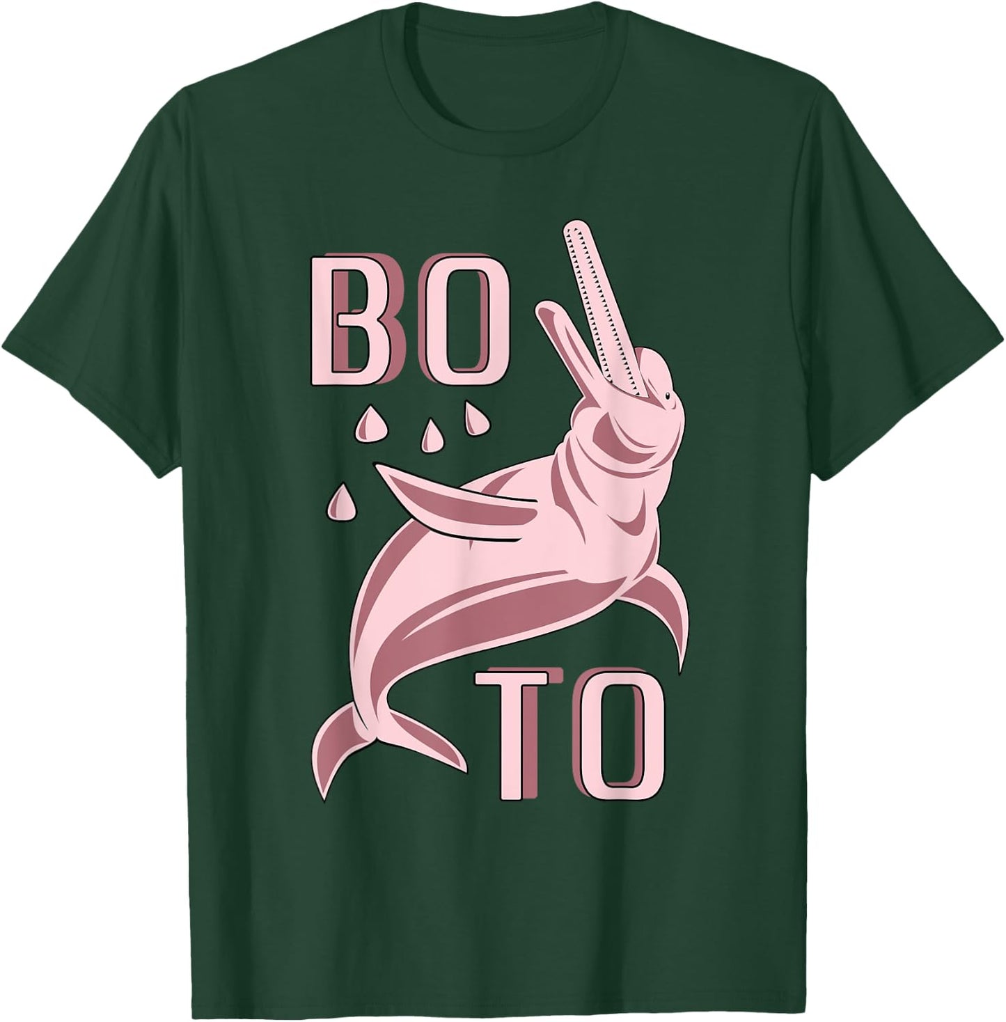 Boto Pink River Dolphin Inia Bufeo T-Shirt - T-Shirt | Forest