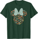 Disney Minnie Mouse Spring Head Icon with Bow Springtime T-Shirt - T-Shirt | Forest