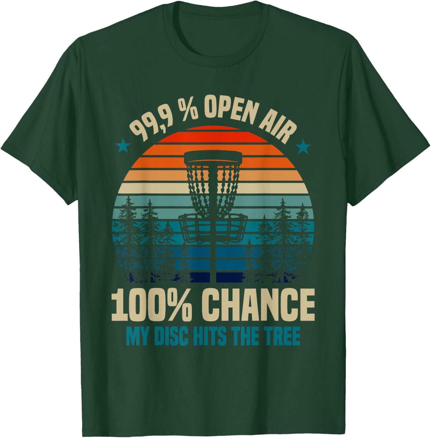 Vintage Disc Golf Women -Adults Disc Golf Black Small T-Shirt - T-Shirt | Forest