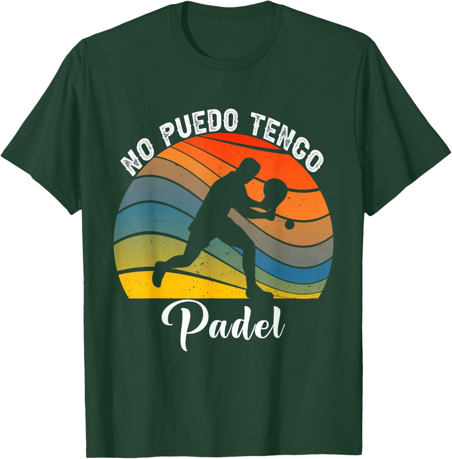 No Puedo Tengo Padel Vintage I can't have Padel Tennis T-Shirt - T-Shirt | Forest