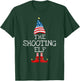 USA Flag Xmas The Shooting Elf Funny Matching Christmas Elf T-Shirt - T-Shirt | Forest