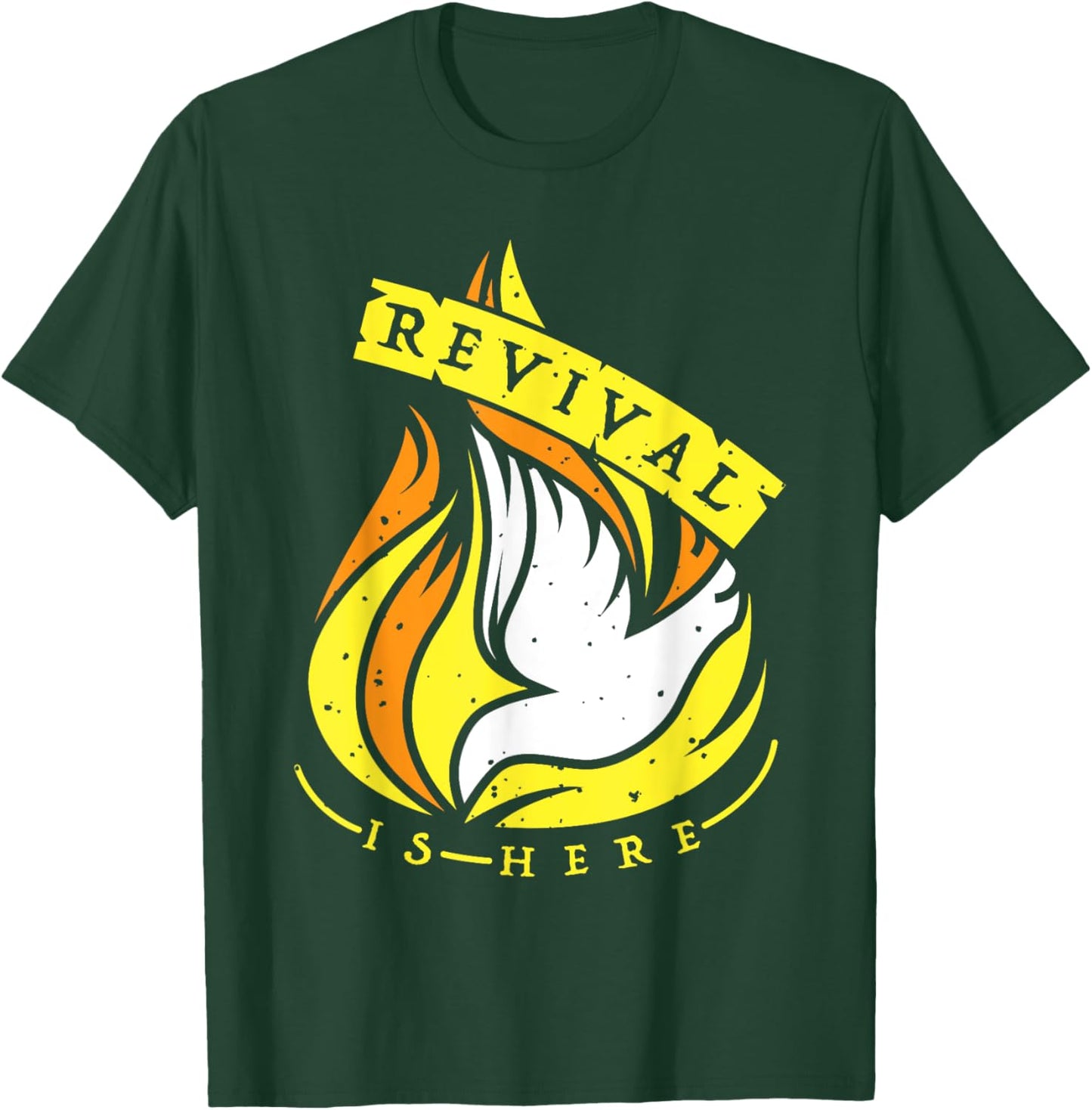 Revival Is Here Christian - Pentecost T-Shirt - T-Shirt | Forest