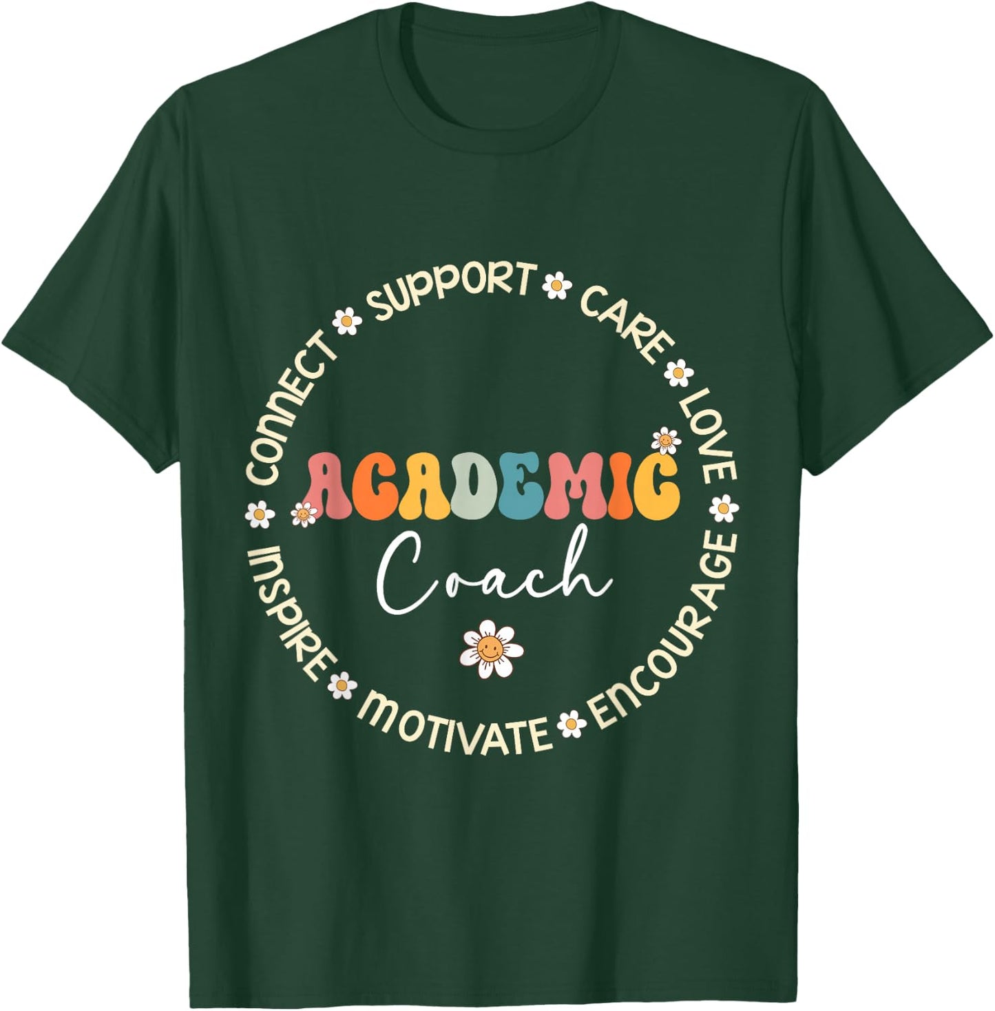 Cute Academic Coach Squad Appreciation Week back to school T-Shirt - T-Shirt | Forest