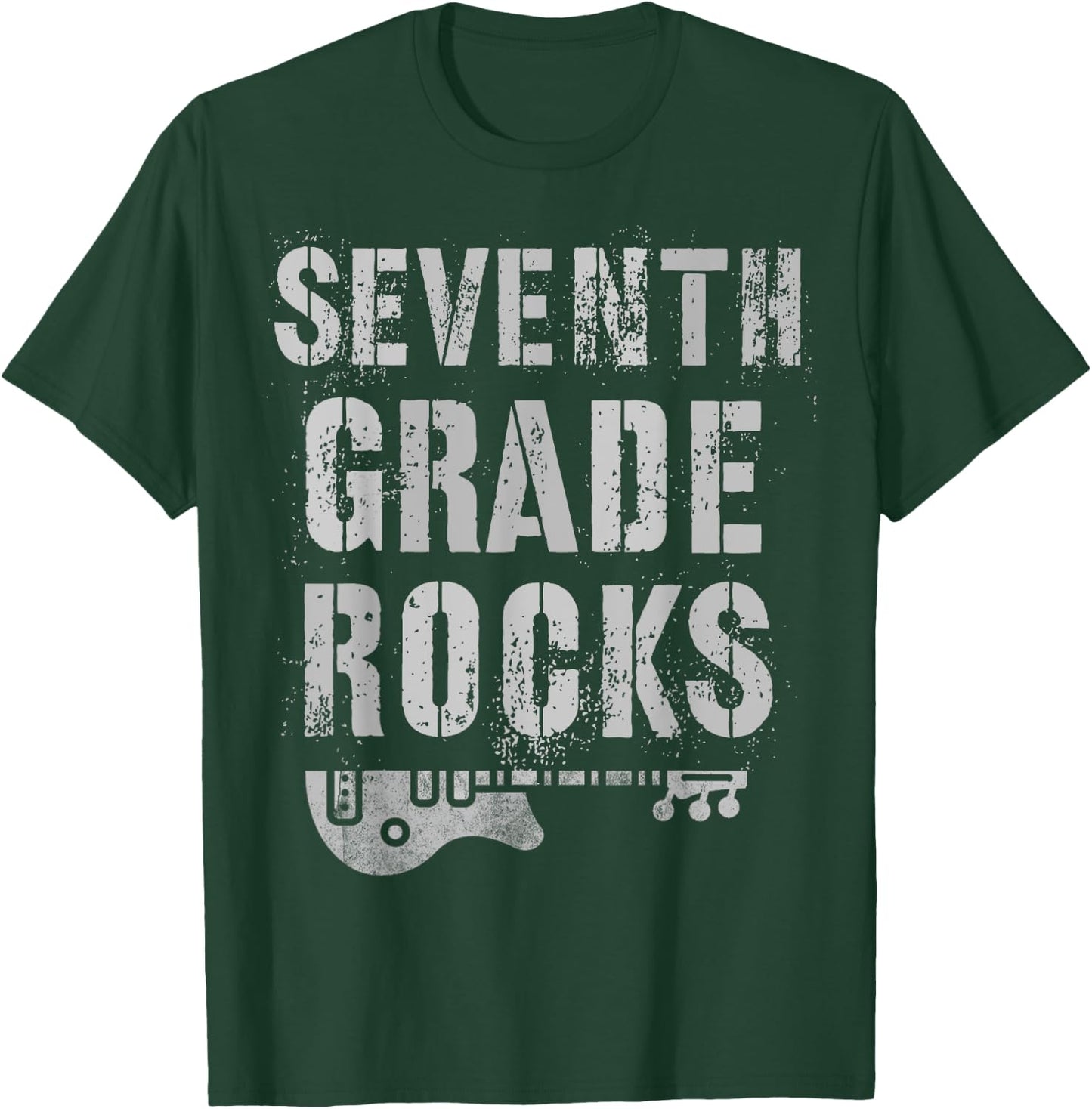 7th GRADE ROCKS Test Teacher Seventh Gr Rockstar Is My Jam Women Kids T-Shirt - T-Shirt | Forest