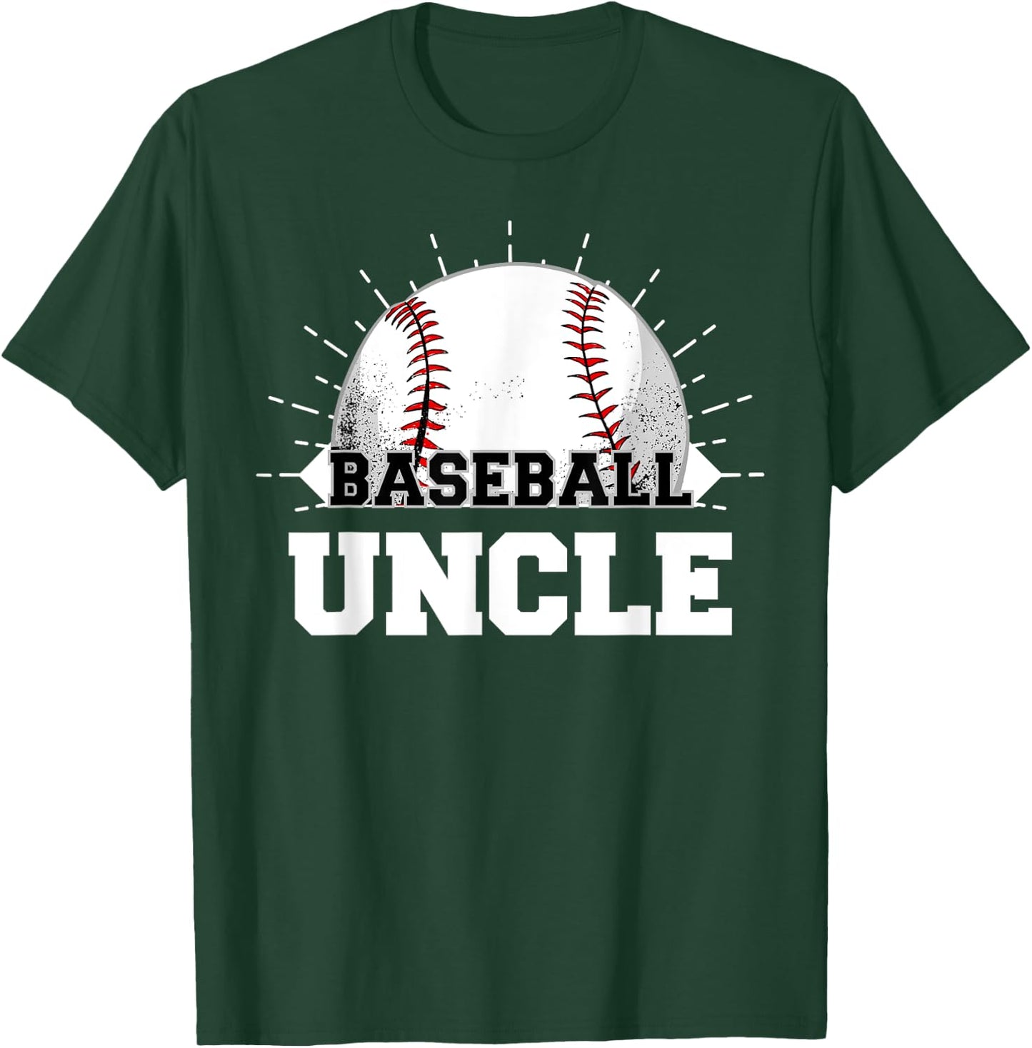 Game Day Baseball Uncle T-Shirt - T-Shirt | Forest