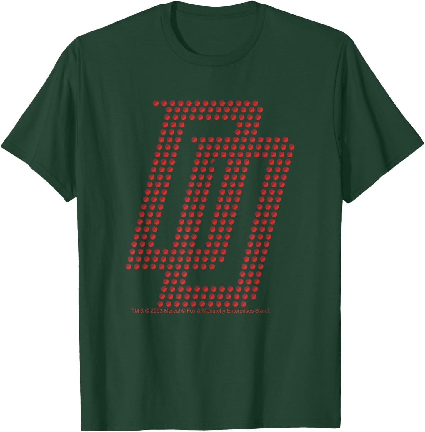Marvel Comics Retro Classic Daredevil DD Polka Dot Logo T-Shirt - T-Shirt | Forest