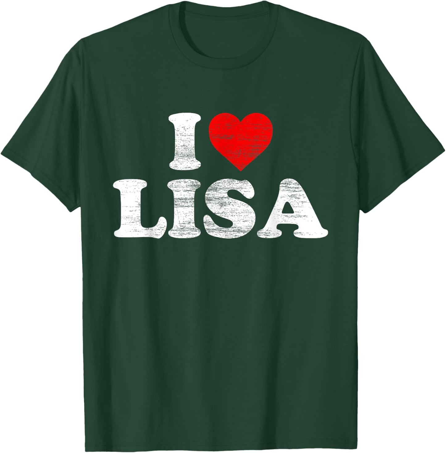 I Love Lisa Heart T-Shirt - T-Shirt | Forest