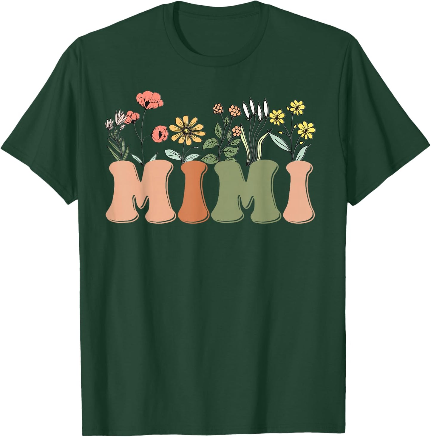Wildflowers Mimi Floral Mother's Day Mimi T-Shirt - T-Shirt | Forest