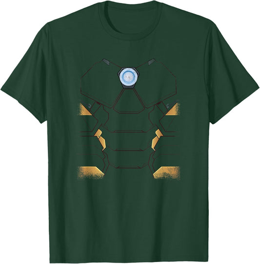 Marvel Halloween Iron Man Avengers Distressed Costume T-Shirt - T-Shirt | Forest