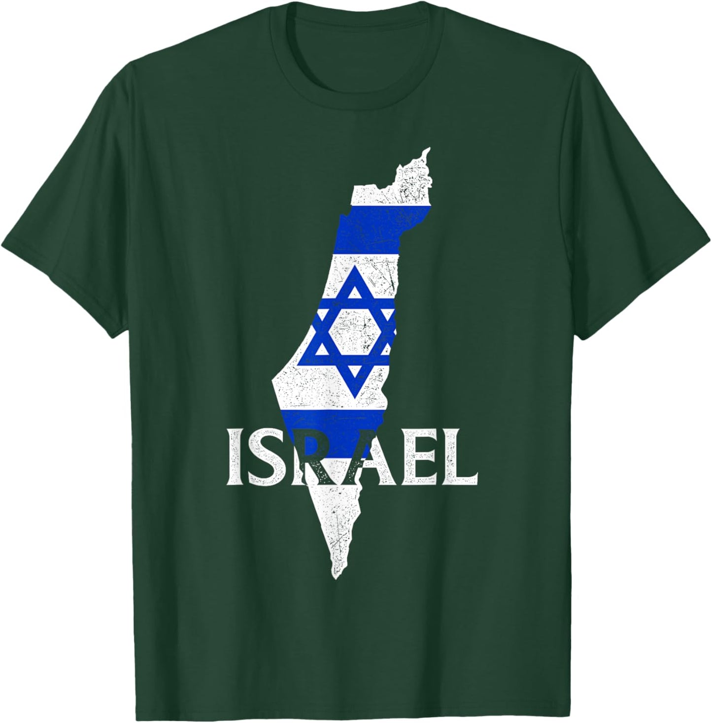 Israel Country Map Flag Proud Israeli Patriotic T-Shirt - T-Shirt | Forest
