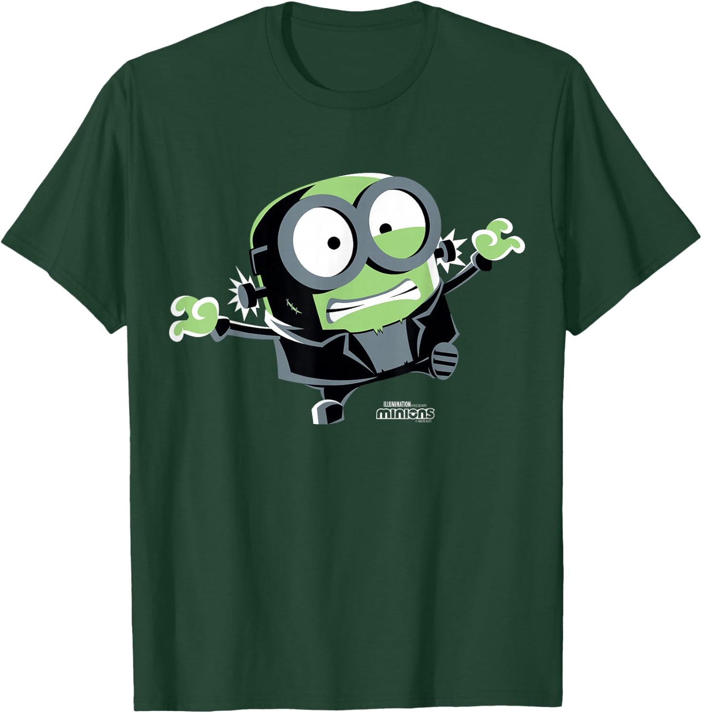 Minions Monsters Frankenbob Halloween T-Shirt - T-Shirt | Forest