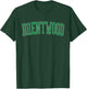 Vintage Brentwood NY Distressed Green Varsity Style T-Shirt - T-Shirt | Forest