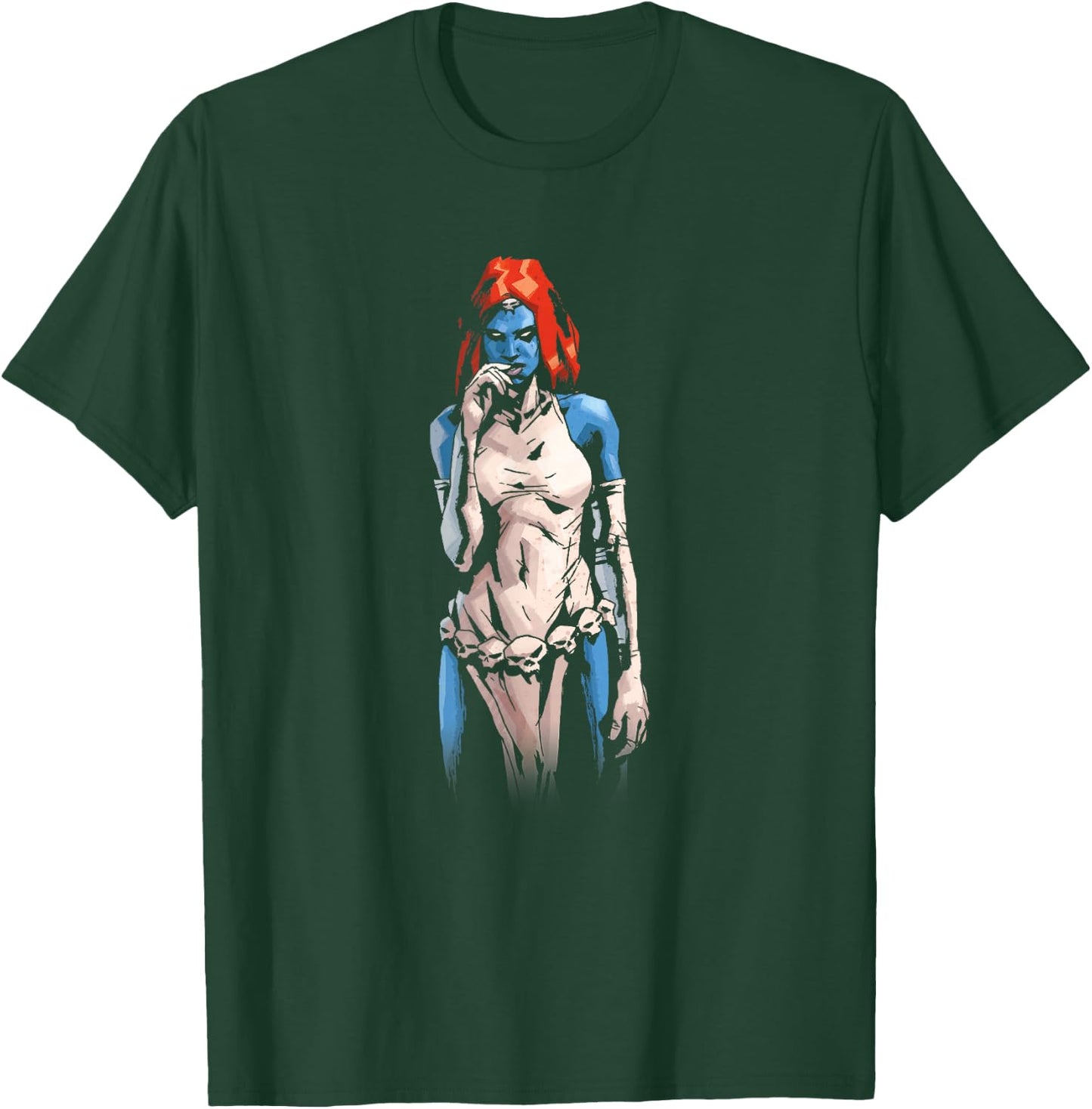 Marvel X-Men Eerie Mystique Standing Portrait T-Shirt - T-Shirt | Forest