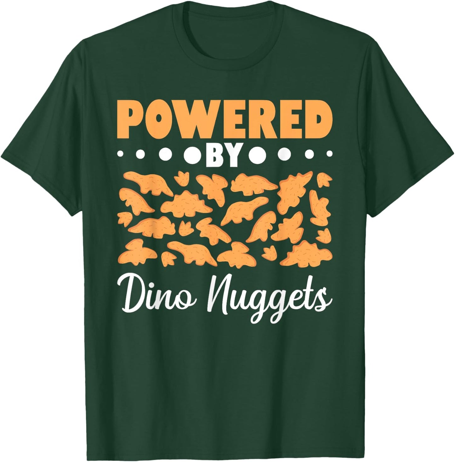 Dinosaur Nugget Lover Dino Nugget Plush Chicken Nuggets T-Shirt - T-Shirt | Forest