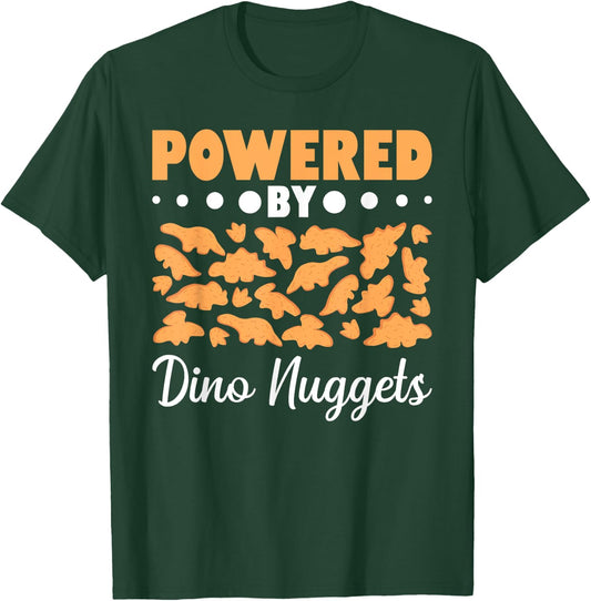 Dinosaur Nugget Lover Dino Nugget Plush Chicken Nuggets T-Shirt - T-Shirt | Forest